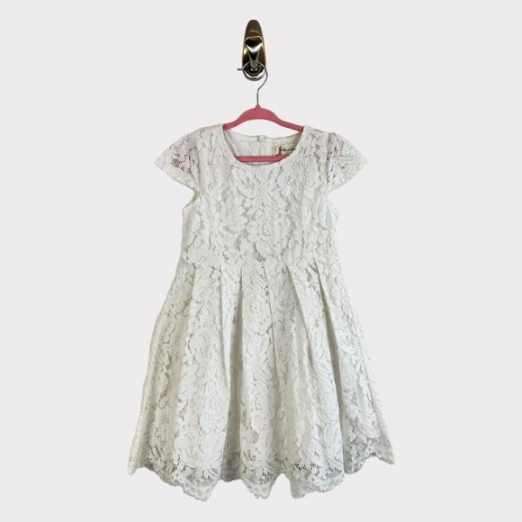 Doe a Dear | Floral Lace Denim Shorts